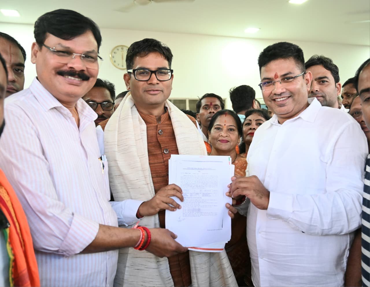 जांजगीर चांपा जिले के प्रभारी मंत्री ओपी चौधरी से जिले में पर्यावरण कार्यालय खोलने की मांग