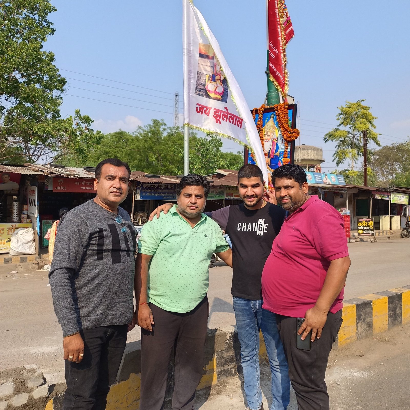 जांजगीर शहर मे मिली : झूलेलाल चौक की अनुमति