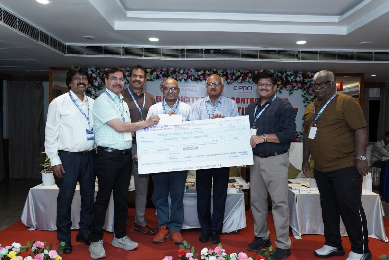 छत्तीसगढ़ स्टेट पॉवर कंपनी करेगी अखिल भारतीय क्रिकेट और टेबल टेनिस टूर्नामेंट की मेजबानी,   अखिल भारतीय विद्युत खेल नियंत्रण बोर्ड की 48 वीं वार्षिक बैठक संपन्न