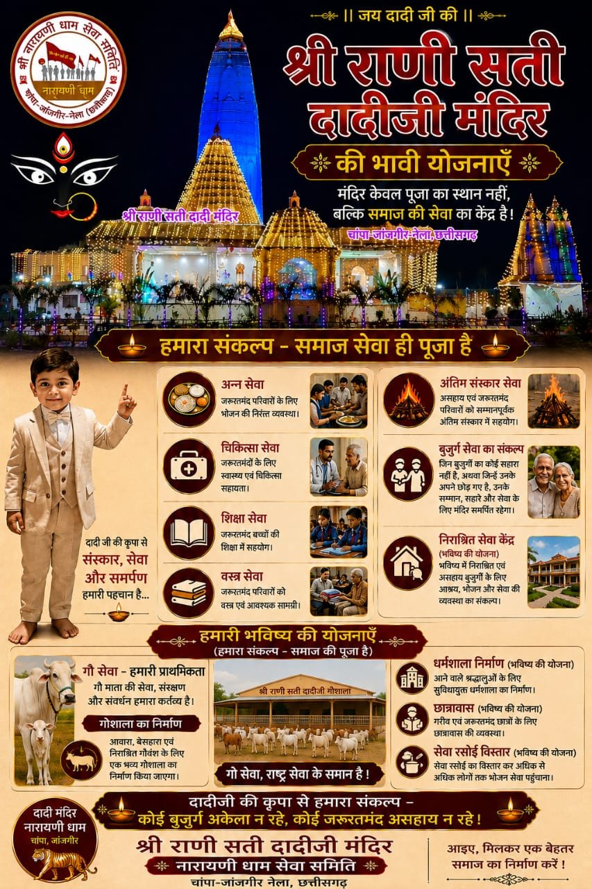 सेवा ही संकल्प : नारायणी धाम सेवा समिति का प्रमुख उद्देश्य