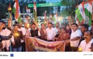 वंदे मातरम् का अपमान नहीं सहेगा हिंदुस्तान : युवा मोर्चा भाजपा ने निकाली मशाल रैली