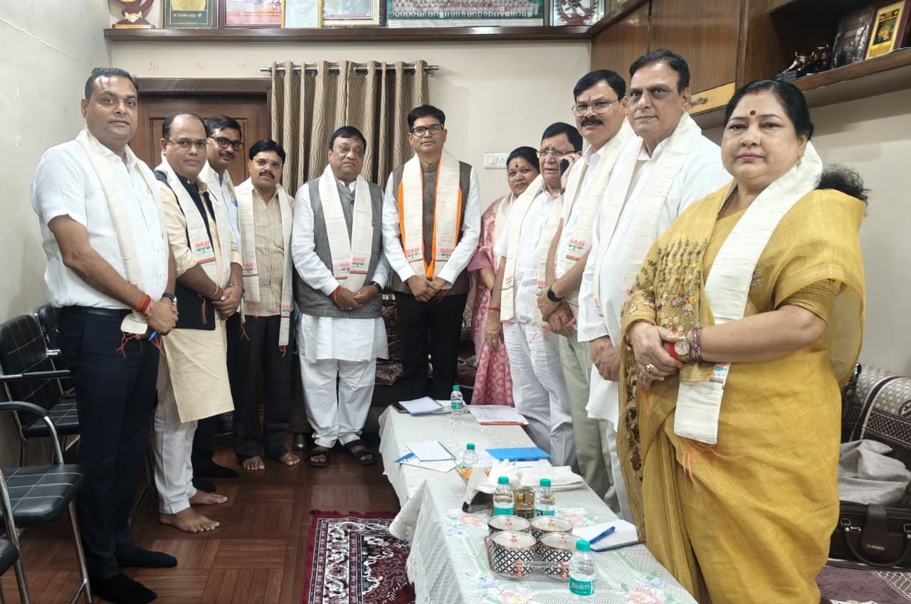 भारतीय जनता पार्टी जांजगीर-चांपा जिला कोर कमेटी की बैठक संपन्न