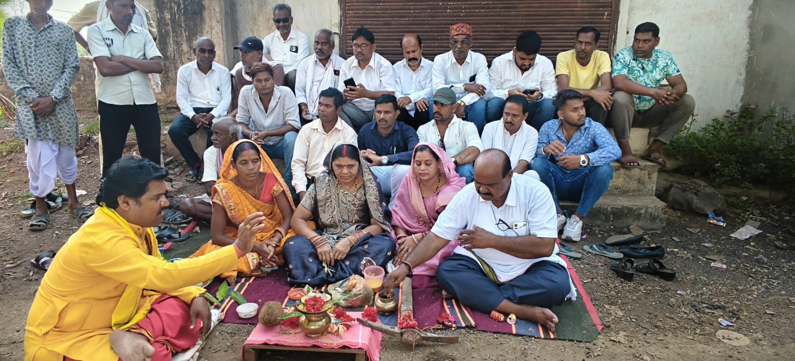 विधायक ब्यास कश्यप ने पोड़ी, गिद्धा और धाराशिव में विकास कार्यों का किया भूमिपूजन-विधायक निधि से 19 लाख रुपए के सीसी रोड समेत टिन शेड निर्माण को मिली स्वीकृति