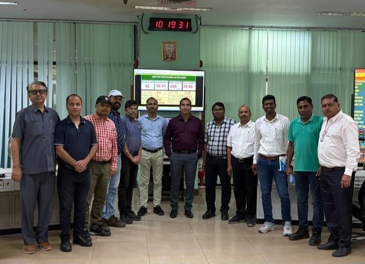 मड़वा संयंत्र ने एक दिन में सर्वाधिक विद्युत उत्पादन का बनाया रिकार्ड  100.96 प्रतिशत पीएलएफ के साथ 8 अक्टूबर को बना नया कीर्तिमान
