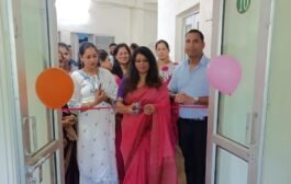 मड़वा विद्युत संयंत्र के श्रम कल्याण केंद्र में नए जिम का आकृति महिला मंडल की अध्यक्ष ने किया शुभारंभ